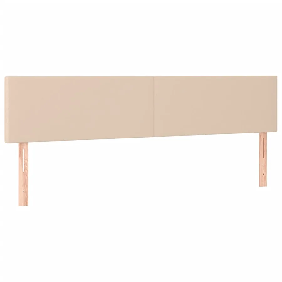 Sommier à lattes de lit matelas cappuccino 120x190cm similicuir - 7