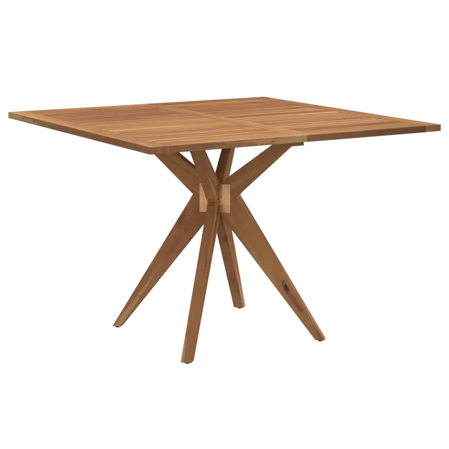 Ensemble à manger de jardin 5 pcs Bois d'acacia solide - 3