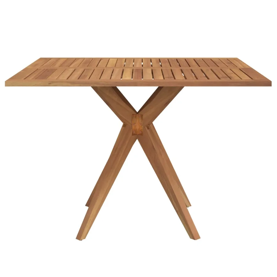 Ensemble à manger de jardin 5 pcs Bois d'acacia solide - 4