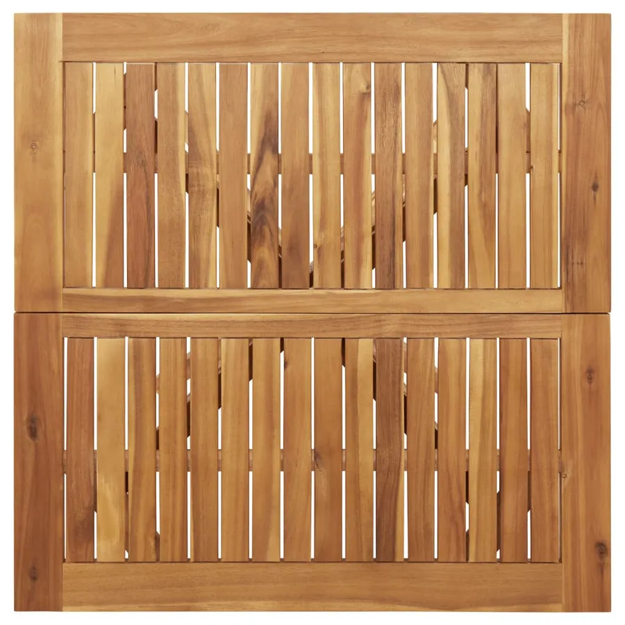 Ensemble à manger de jardin 5 pcs Bois d'acacia solide - 7