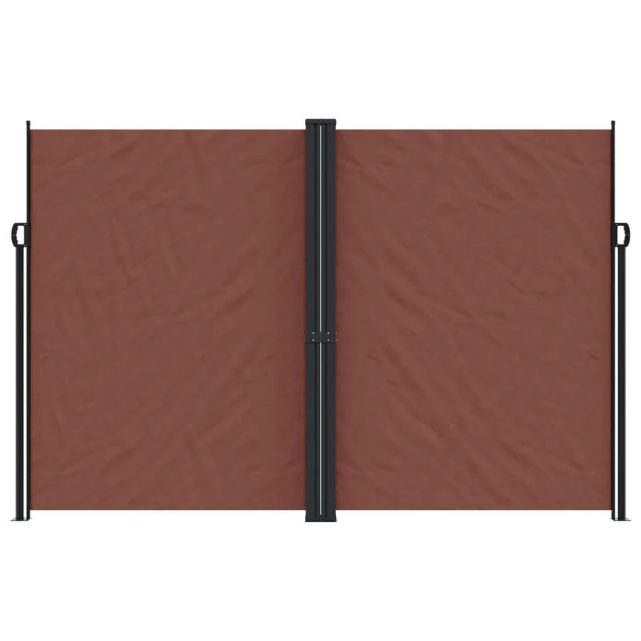 Auvent latéral rétractable marron 220x600 cm - 3
