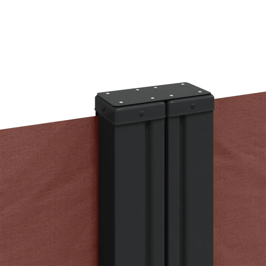 Auvent latéral rétractable marron 140x1000 cm - 7
