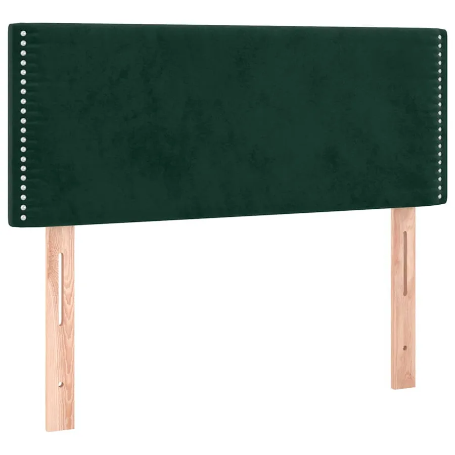 Sommier à lattes de lit avec matelas vert foncé 120x190 cm - 6
