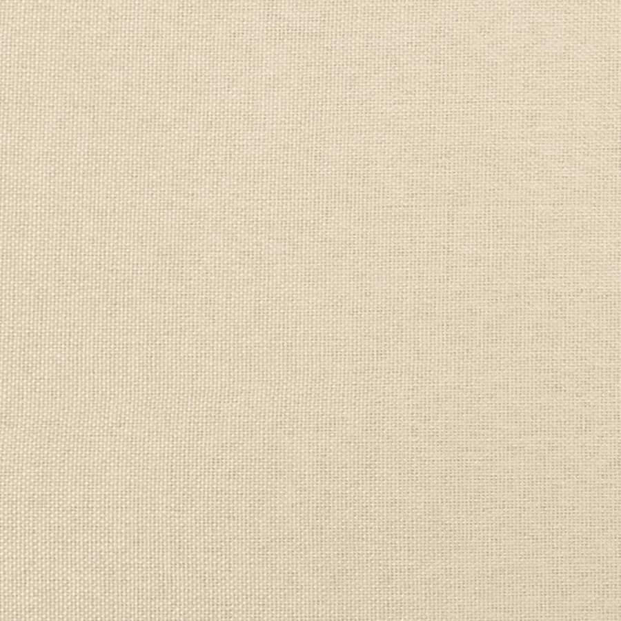 Cadre de lit sans matelas crème 120x190 cm tissu - 8
