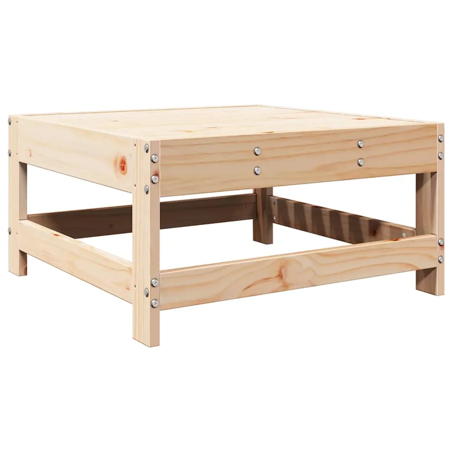 Salon de jardin 7 pcs Bois de pin massif - 8