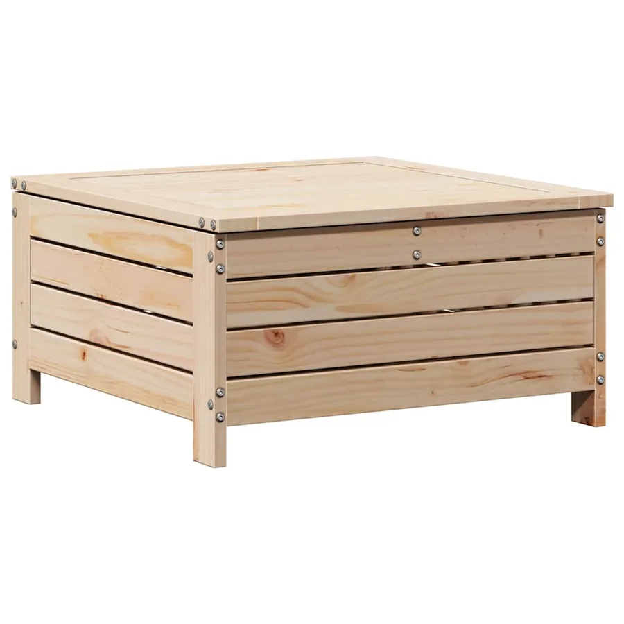 Salon de jardin 7 pcs bois de pin massif - 7