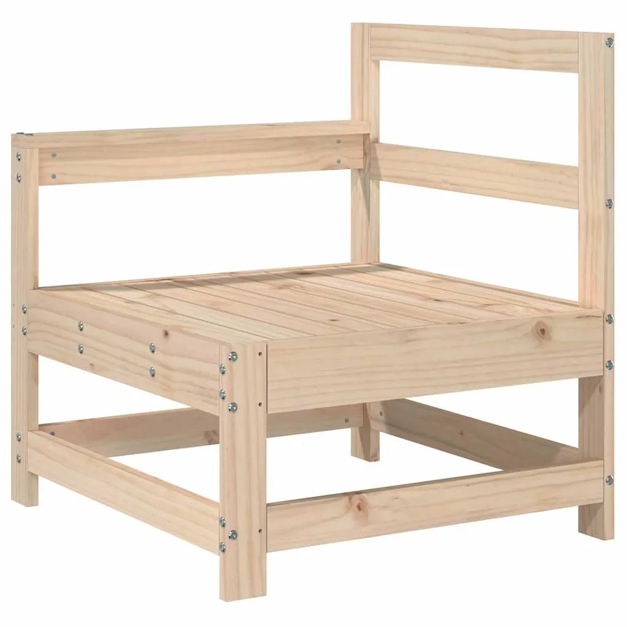 Salon de jardin 7 pcs bois de pin massif - 4