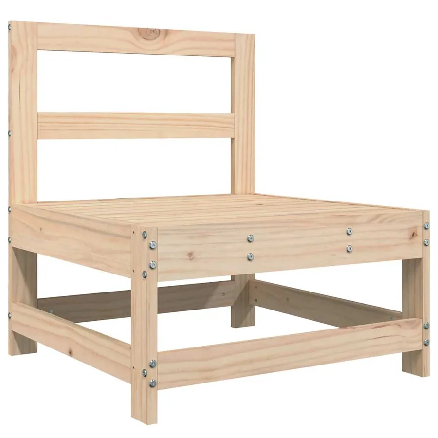 Salon de jardin 7 pcs bois de pin massif - 5