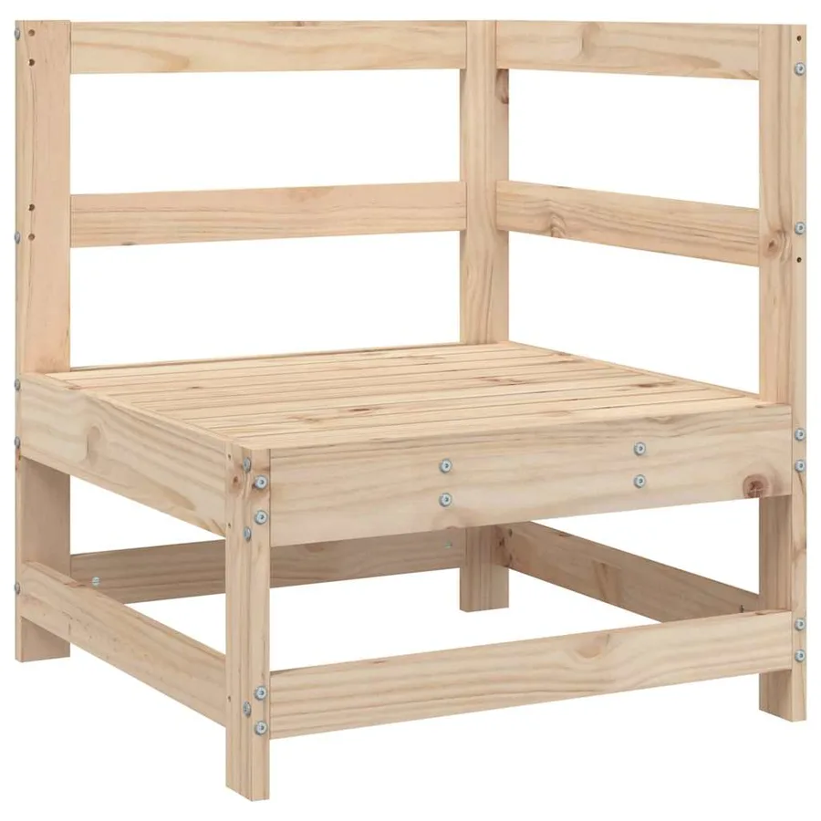 Salon de jardin 7 pcs bois de pin massif - 6