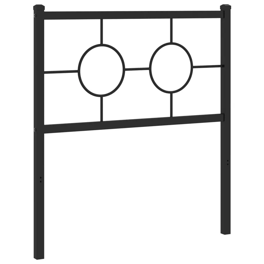 Tête de lit de remplacement métal noir 80 cm - 2