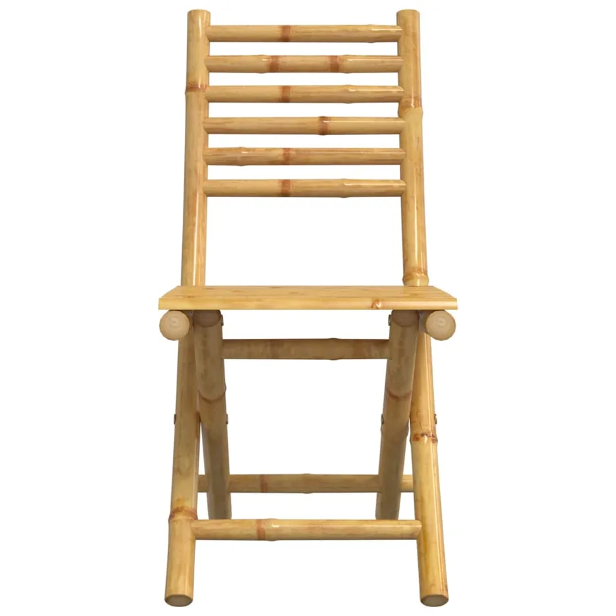 Ensemble à manger de jardin 5 pcs bambou - 7