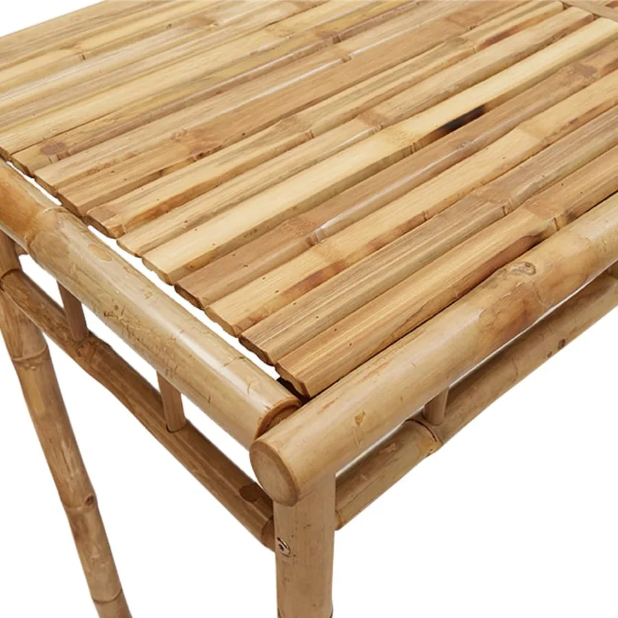 Ensemble à manger de jardin 5 pcs bambou - 8
