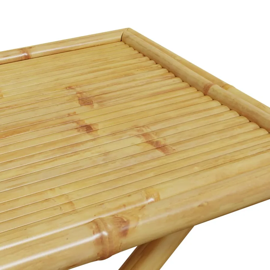 Ensemble à manger de jardin 5 pcs bambou - 11