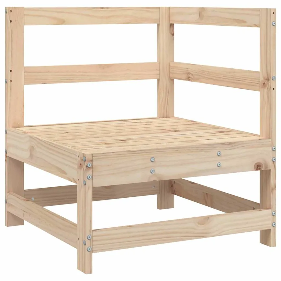 Salon de jardin 11 pcs bois de pin massif - 4