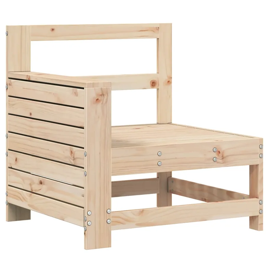 Salon de jardin 11 pcs bois de pin massif - 6