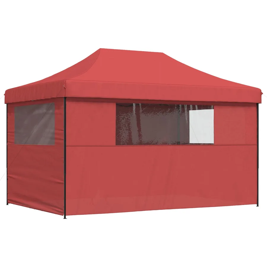 Tente de réception pliable escamotable avec 4 parois latérales - 5