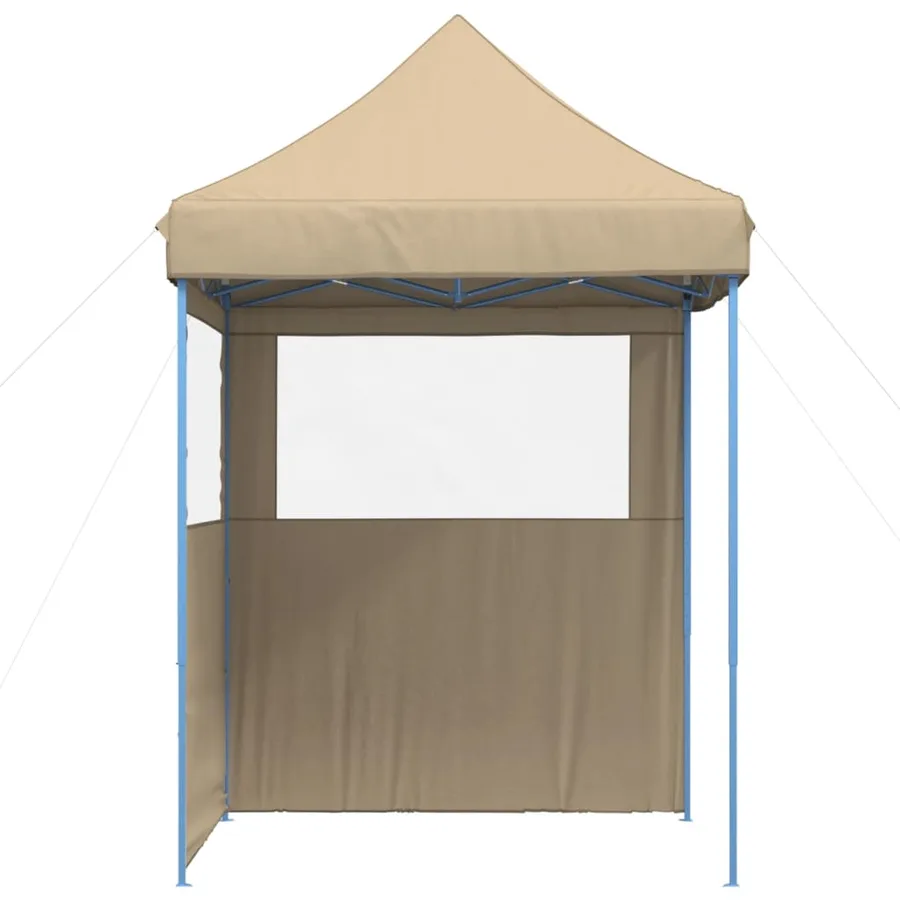 Tente de réception pliable escamotable avec 2 parois latérales - 4