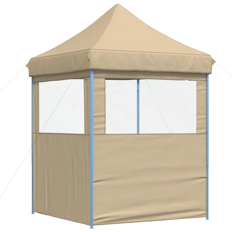 Tente de réception pliable escamotable avec 2 parois latérales - 5