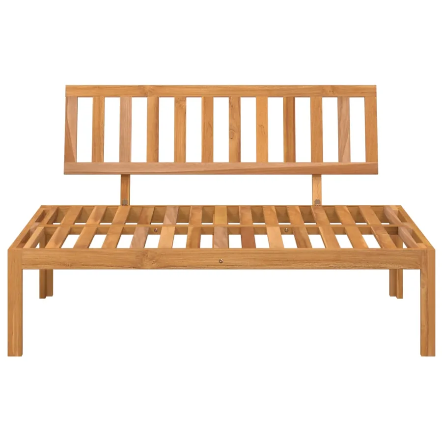 Canapé central palette de jardin bois massif d'acacia - 4