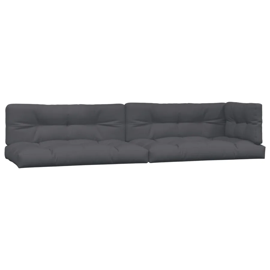 Salon palette de jardin avec coussins 3pcs bois d'acacia massif - 3