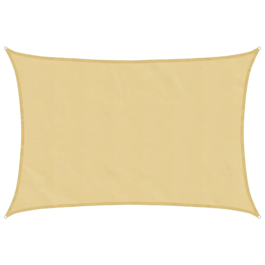 Voile d'ombrage sable 7x6 m 100 % polyester oxford - 2