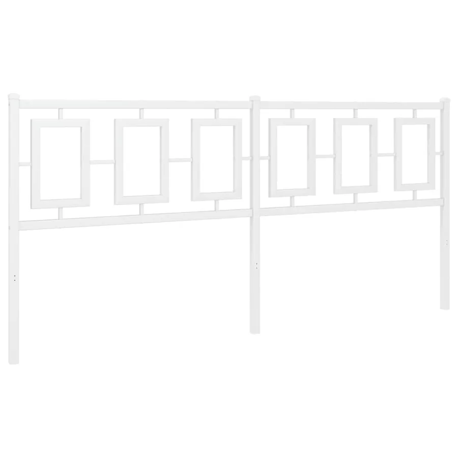Tête de lit de remplacement métal blanc 180 cm - 2