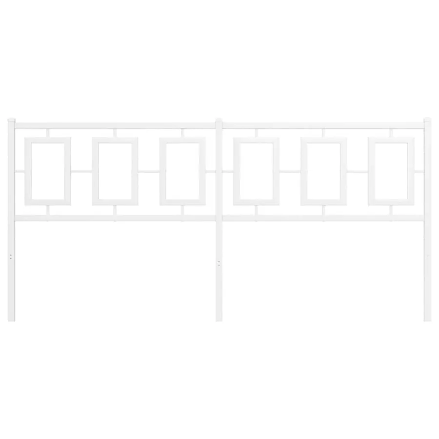Tête de lit de remplacement métal blanc 180 cm - 3