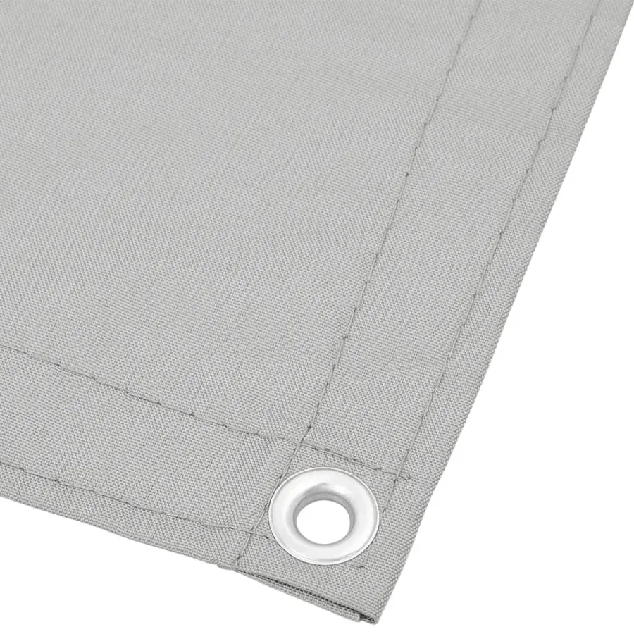 Écran de balcon gris clair 90x700 cm 100% polyester oxford - 4