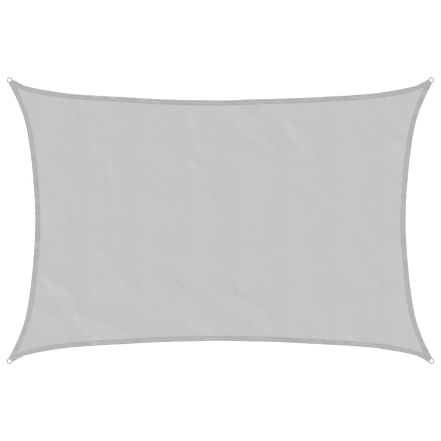 Voile d'ombrage gris clair 3x2 m 100% polyester oxford - 2