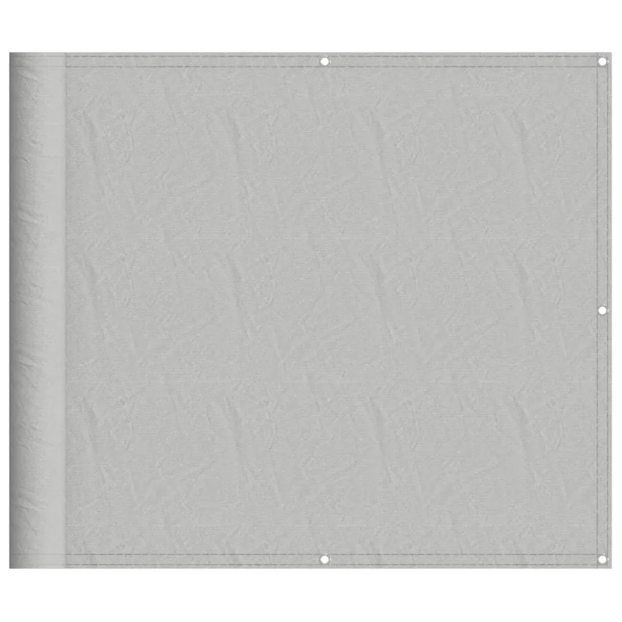 Écran de balcon gris clair 90x300 cm 100% polyester oxford - 2