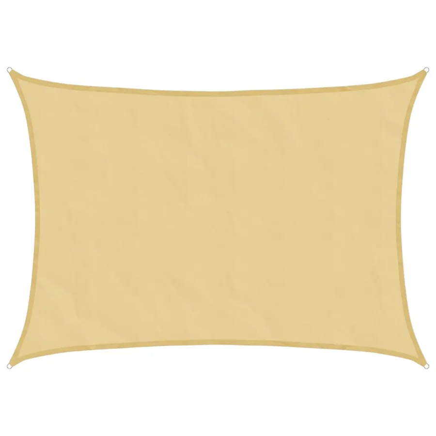 Voile d'ombrage sable 7x5 m 100 % polyester oxford - 2