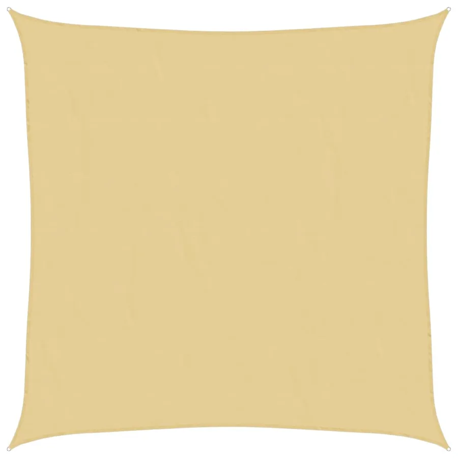 Voile d'ombrage sable 4,5x4,5 m 100 % polyester oxford - 2