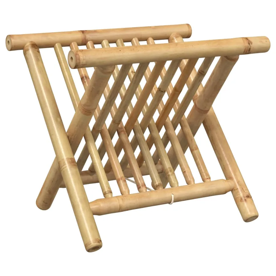 Porte-revue 42x30,5x34,5 cm bambou - 6