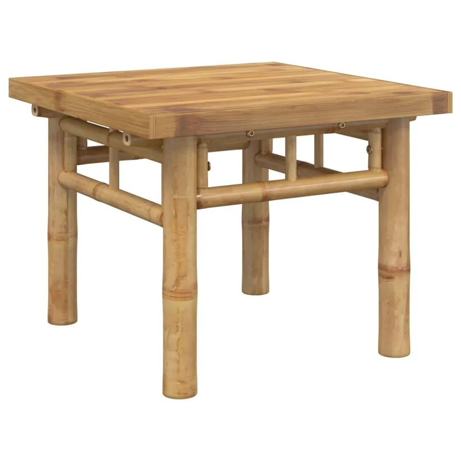 Table basse 45x45x35 cm bambou - 5