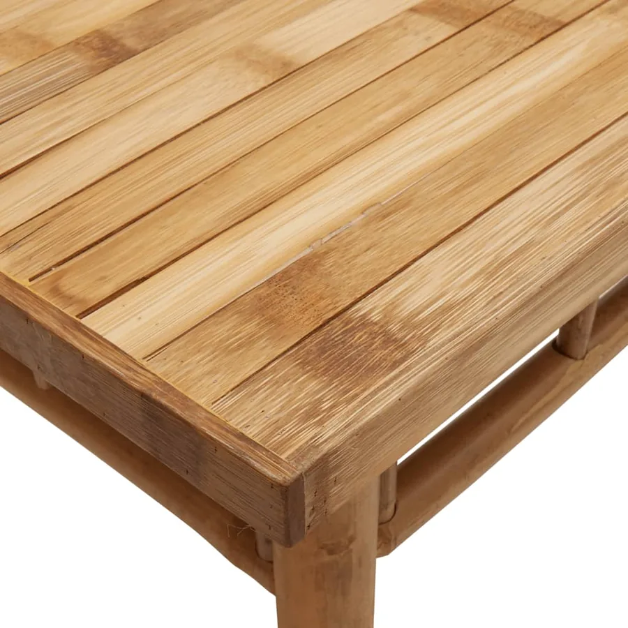 Table basse 45x45x35 cm bambou - 7