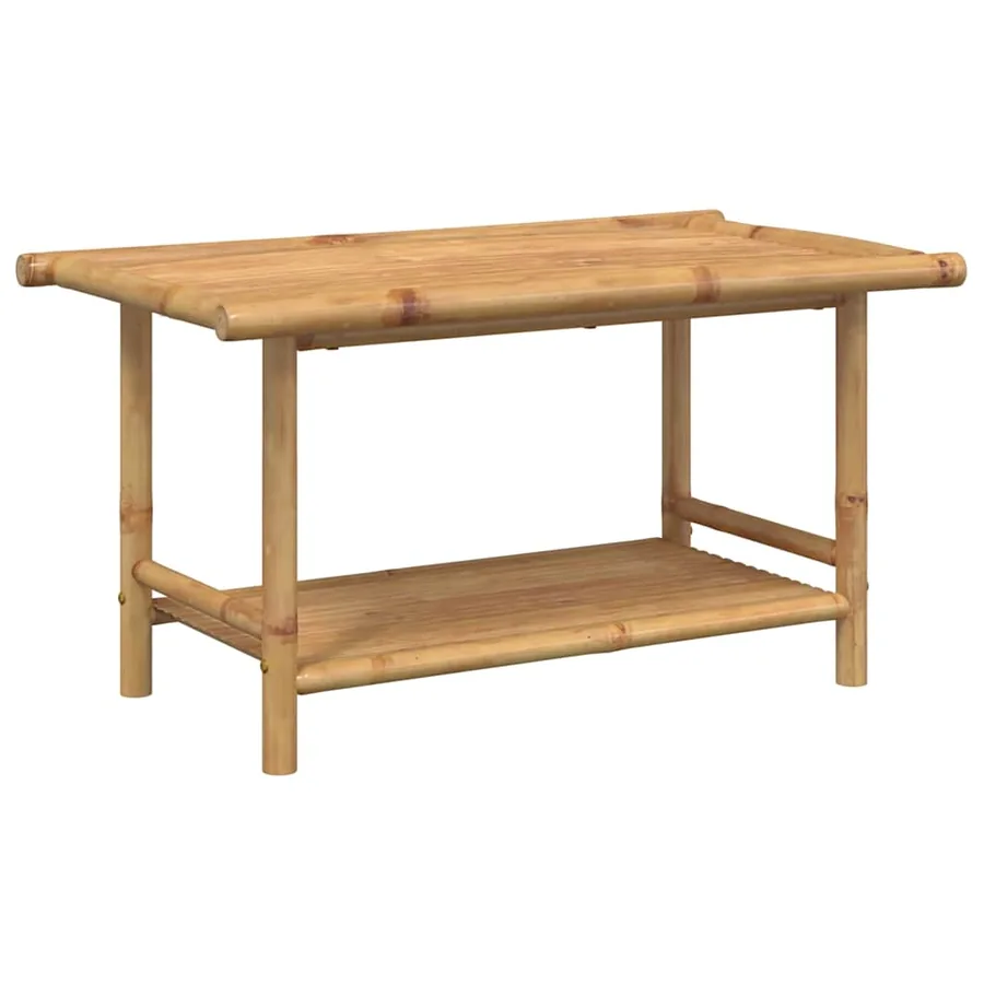 Table basse 90x50x45 cm bambou - 2