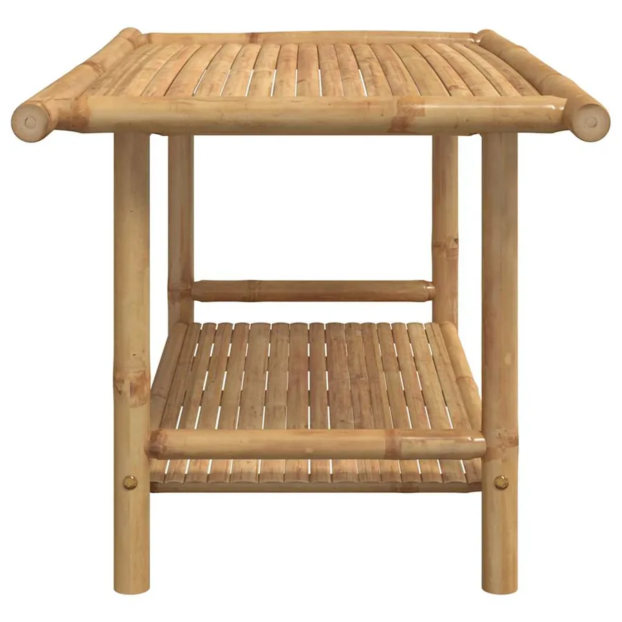 Table basse 90x50x45 cm bambou - 4