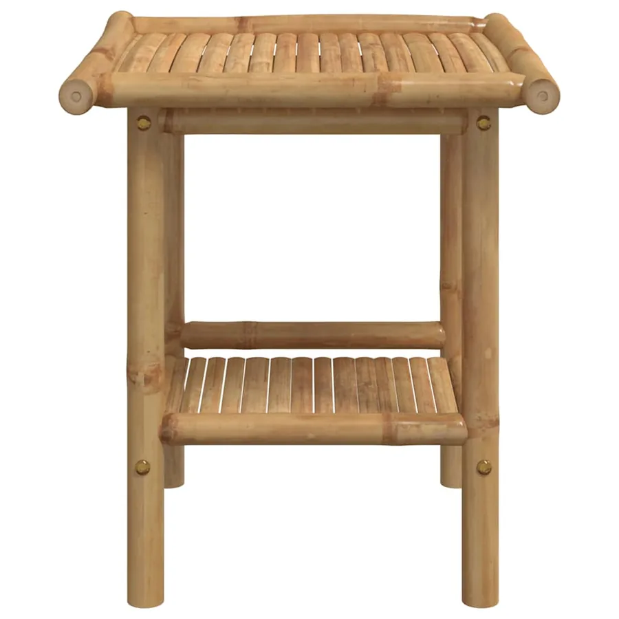 Table basse 45x45x45 cm bambou - 4