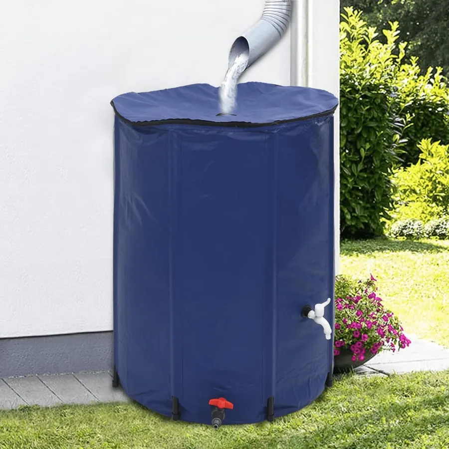 Réservoir d'eau avec robinet pliable 750 L PVC