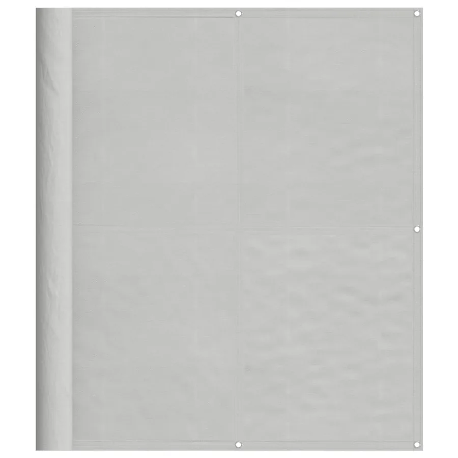 Écran de balcon gris clair 120x700 cm 100% polyester oxford - 2