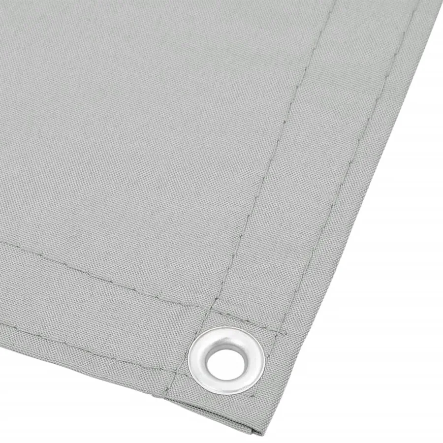 Écran de balcon gris clair 120x700 cm 100% polyester oxford - 4