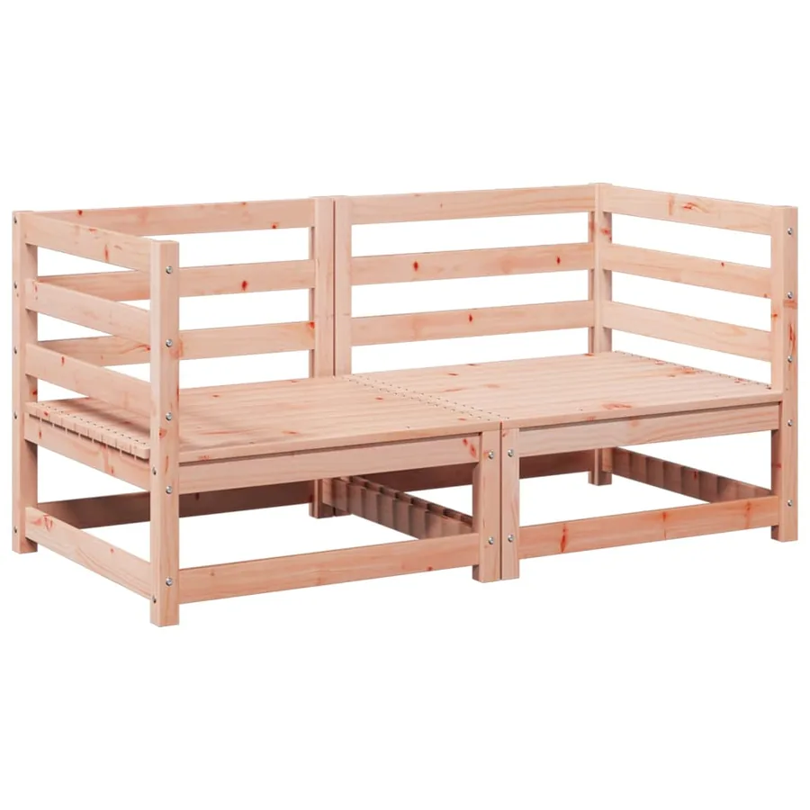 Salon de jardin 2 pcs bois massif sapin de douglas - 2