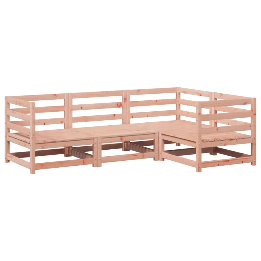 Salon de jardin 4 pcs bois massif sapin de douglas - 2