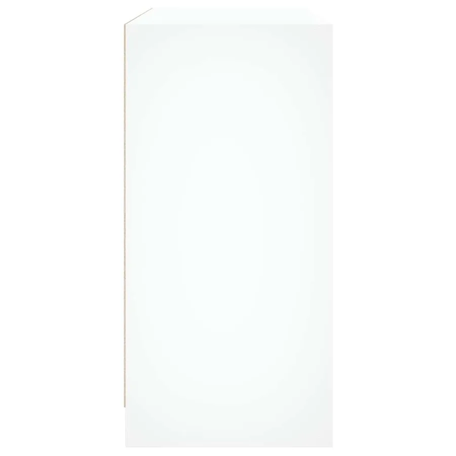 Buffet blanc 102x37x75,5 cm bois d'ingénierie - 7