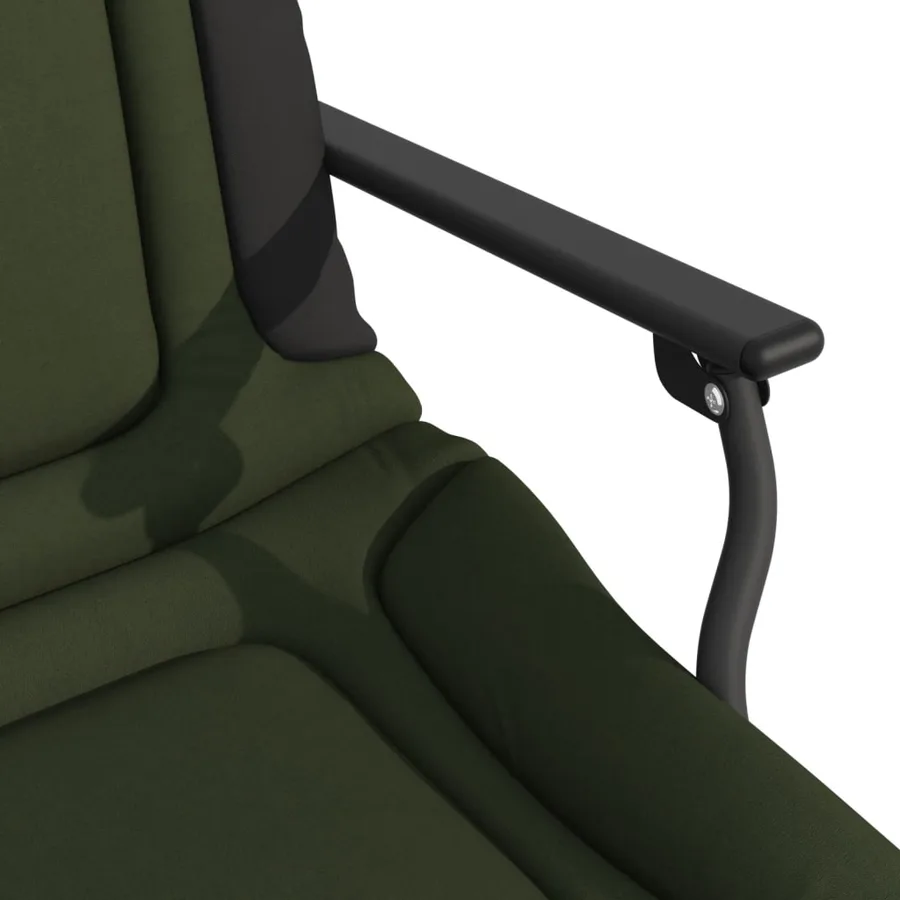 Chaise de pêche avec accoudoir pliable vert - 10
