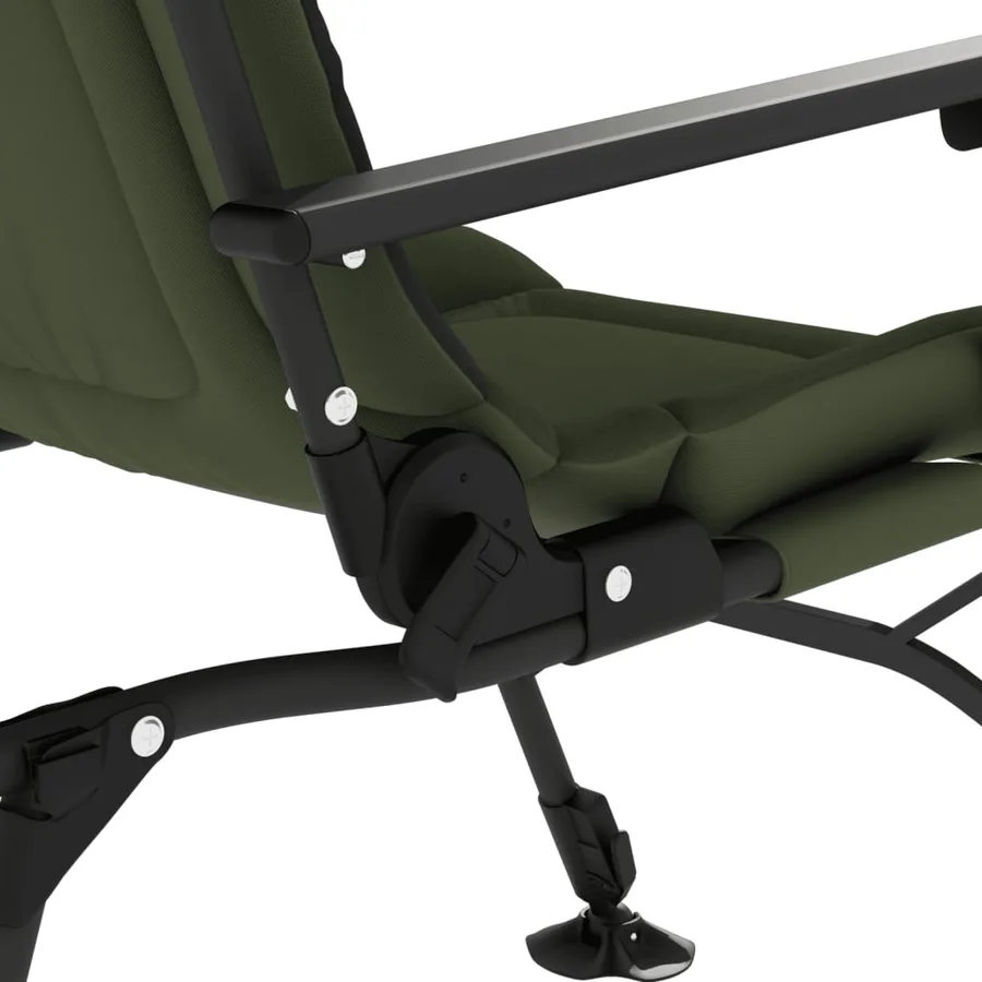 Chaise de pêche avec accoudoir pliable vert - 8