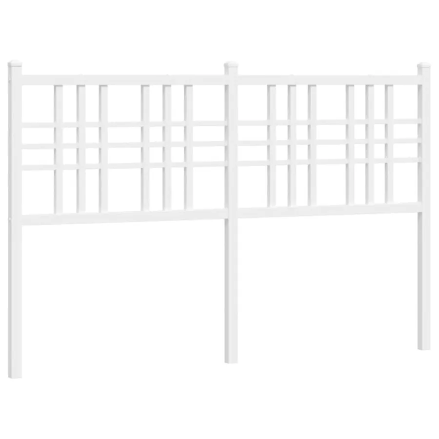 Tête de lit de remplacement métal blanc 120 cm - 2