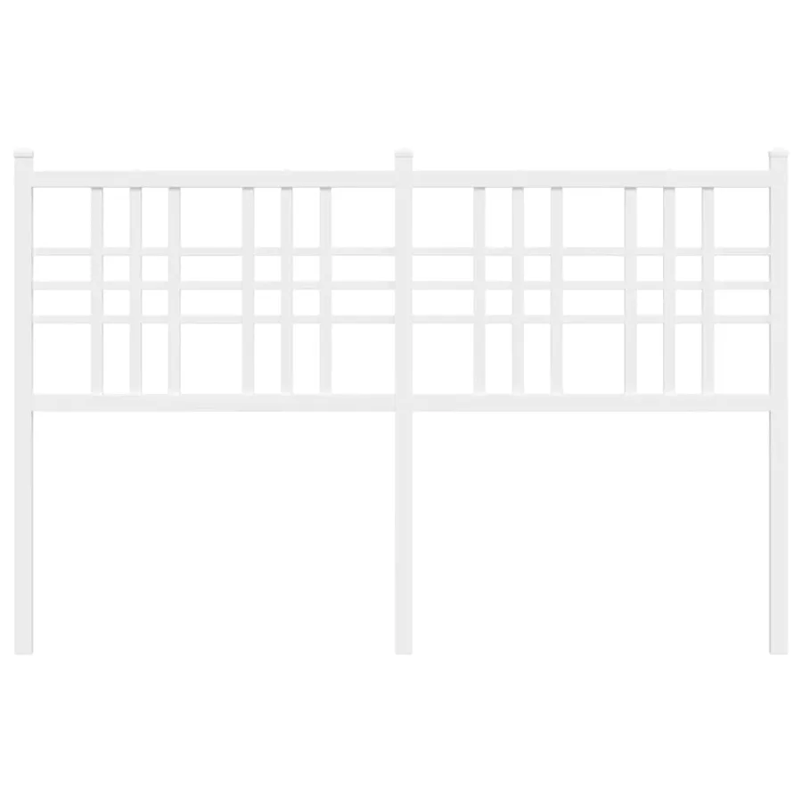 Tête de lit de remplacement métal blanc 120 cm - 4