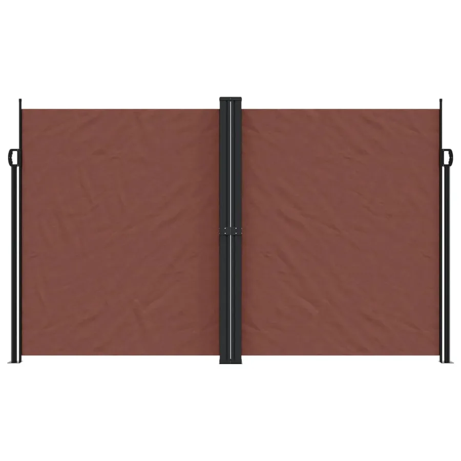 Auvent latéral rétractable Marron 200x1200 cm - 3