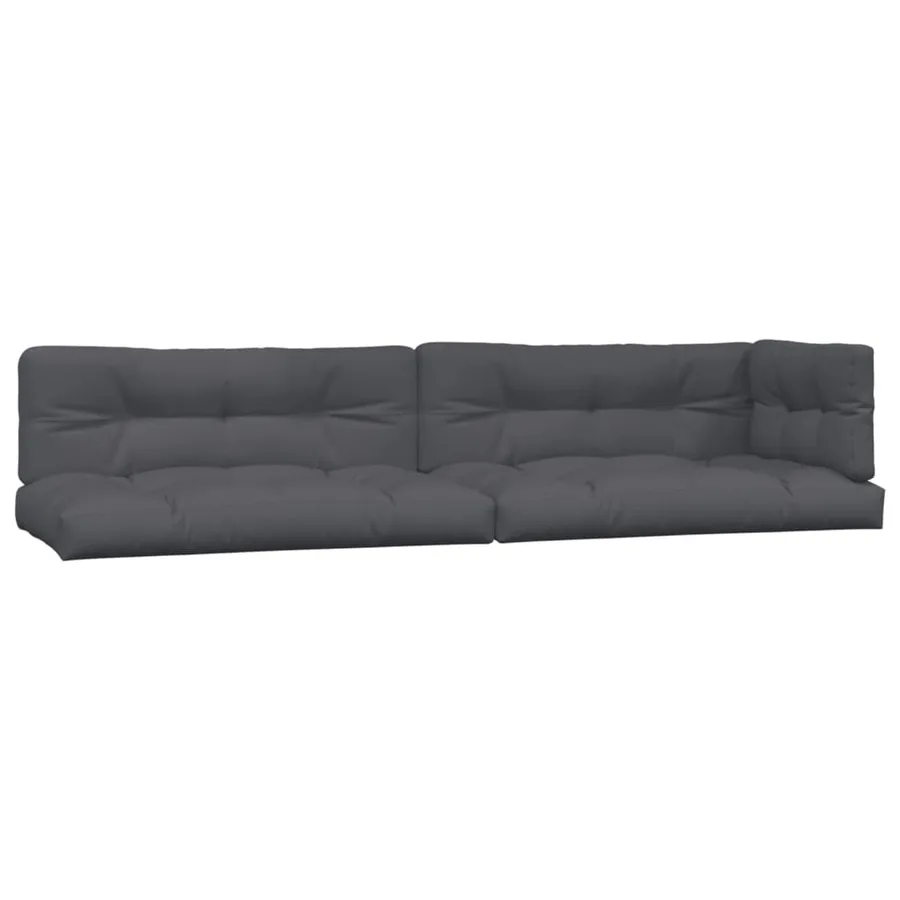 Salon palette de jardin avec coussins 5pcs bois d'acacia massif - 6